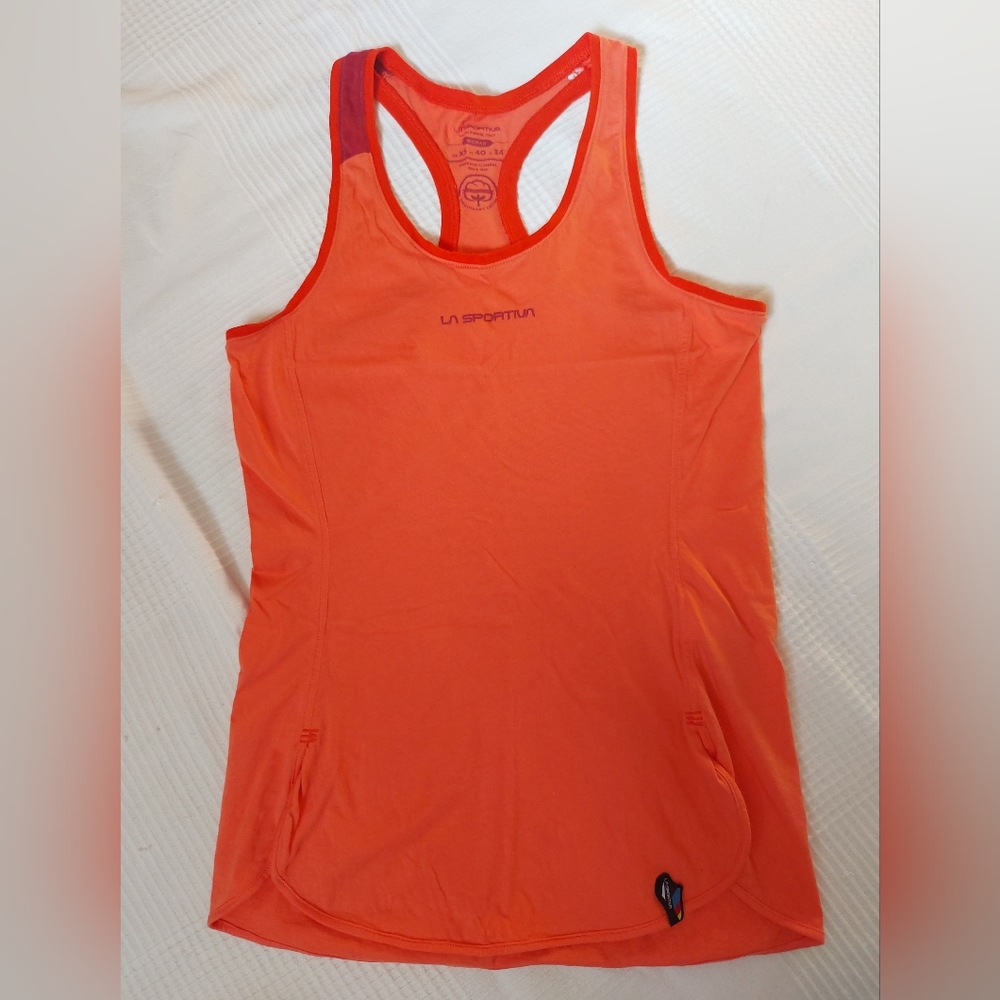 La Sportiva Vibrant Orange Tank Top